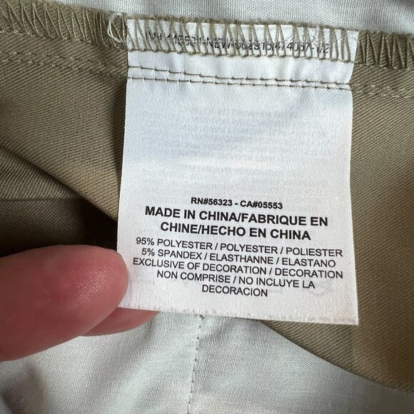 Nike Pants Mens 38 x 32 Tan Brown Beige Dri Fit Performance Tech Golf Chino - Picture 10 of 16